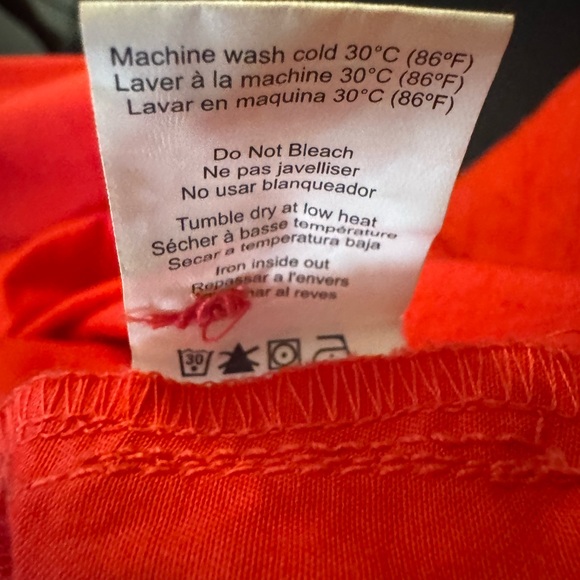 Sundry Bright Red Crop Top - Picture 4 of 8